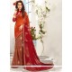 Faux Georgette Multi Colour Printed Saree