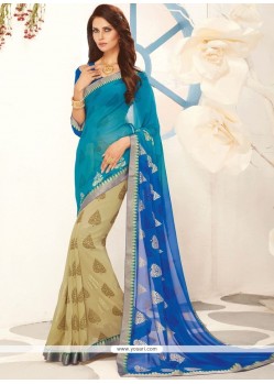 Print Work Multi Colour Printed Saree