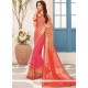 Faux Georgette Print Work Printed Saree