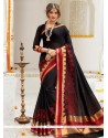 Embroidered Work Cotton Silk Designer Traditional Saree