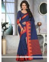 Navy Blue Classic Saree