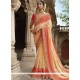 Orange And Yellow Designer Saree