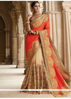 Embroidered Work Designer Saree