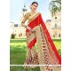 Faux Georgette Resham Work Classic Designer Saree