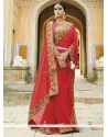 Red Art Silk Designer Traditional Saree