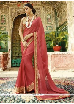 Red Fancy Fabric Classic Designer Saree