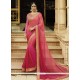 Fancy Fabric Pink Shaded Saree