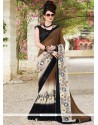 Embroidered Work Multi Colour Designer Saree