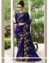 Embroidered Work Georgette Designer Saree