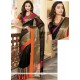 Black Woven Work Traditional Saree