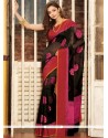 Black Traditional Designer Saree