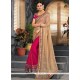 Net Patch Border Work Half N Half Saree