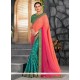 Embroidered Work Half N Half Saree