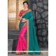 Lace Work Designer Half N Half Saree