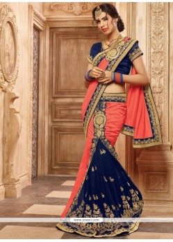 Georgette Zari Work Designer Saree