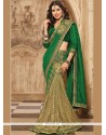 Green Designer Saree