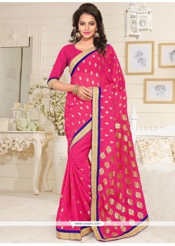 Faux Georgette Classic Designer Saree