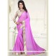 Faux Georgette Patch Border Work Casual Saree