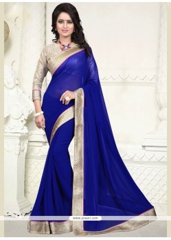 Patch Border Work Casual Saree