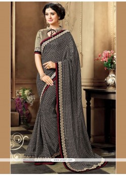 Black Casual Saree