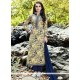 Print Work Multi Colour Cotton Churidar Suit