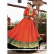 Print Work Floor Length Anarkali Suit