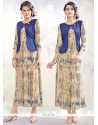 Print Work Multi Colour Party Wear Kurti