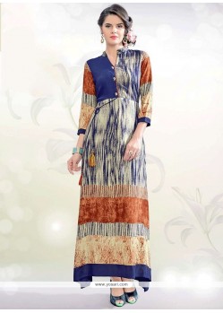 Multi Colour Party Wear Kurti