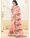 Fancy Fabric Patch Border Work Classic Designer Saree