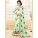 Sea Green Fancy Fabric Designer Saree