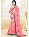 Patch Border Work Fancy Fabric Classic Saree