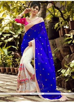 Designer Half N Half Saree For Wedding