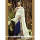 Patch Border Work Brasso Half N Half Saree