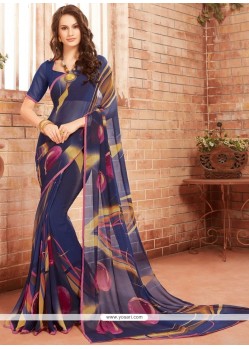 Print Work Multi Colour Printed Saree