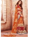 Faux Georgette Multi Colour Print Work Printed Saree