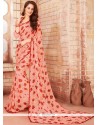 Faux Georgette Print Work Printed Saree