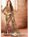 Faux Georgette Printed Saree