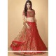 Banarasi Silk Red Lehenga Choli