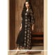 Cotton Black Print Work Party Wear Kurti