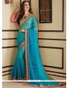 Patch Border Work Shaded Saree