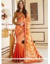 Embroidered Work Shaded Saree