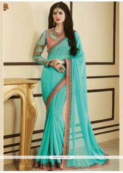 Faux Georgette Classic Saree