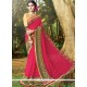 Resham Work Faux Georgette Designer Saree