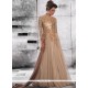 Net Beige Designer Gown