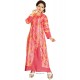 Pink Rayon Party Wear Kurti