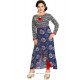 Blue Party Wear Kurti