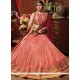 Net Embroidered Work Lehenga Choli