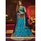 Blue Embroidered Work Lehenga Choli