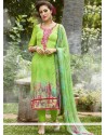 Cotton Embroidered Work Pant Style Suit