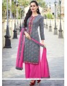 Embroidered Work Cotton Designer Palazzo Suit